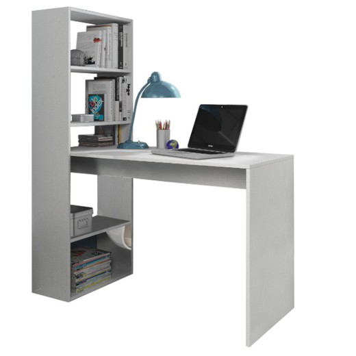 GIO PLUS table + shelves white artik by Forés