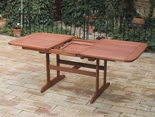 Extensible rectangular wood table Tryun TY0302