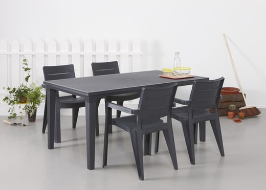 Garden table for future model graphite