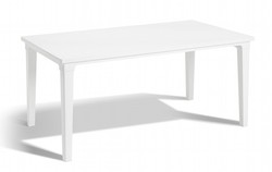 Mesa resina futura 165x94 cms color blanco keter