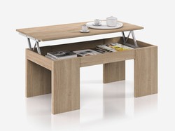 Coffee tables for elevatable dining room by Fores