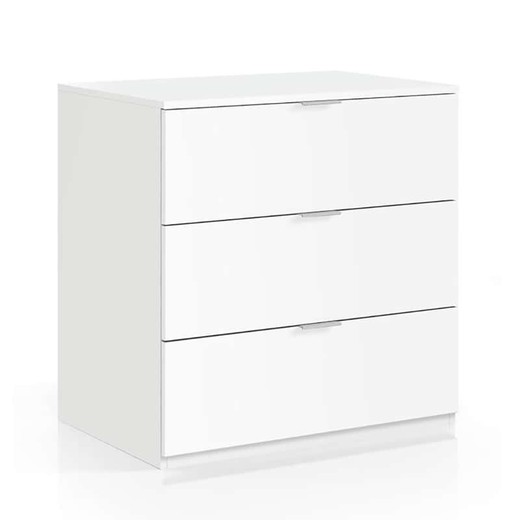 Table basse 3 tiroirs LOW COST Blanco by Forés