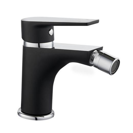 Artic black bidet mixer