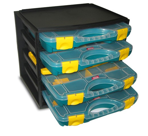 Modulaire Organizer 4 Koffers