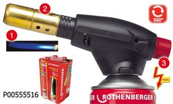 Pack torch Rofire + 3 charges Multigas Rothenberger