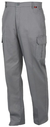 Gray XXL Multibol Cotton Trousers