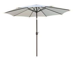 Parasol aluminio beige 3 m