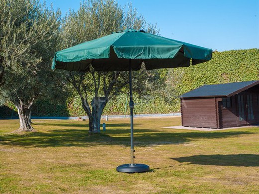 Parasol green color aluminum 3.00 meters PG0348