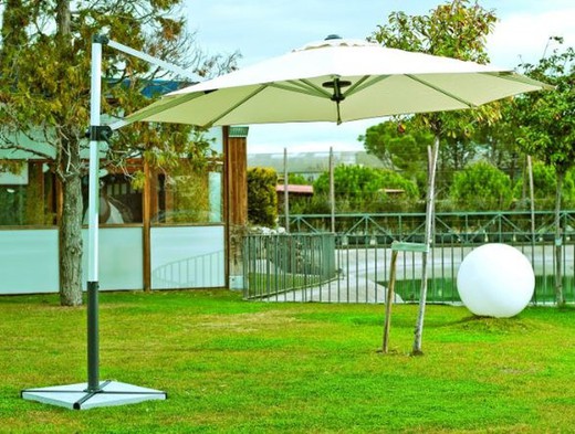 Parasol en aluminium avec LED Tryun TY1866