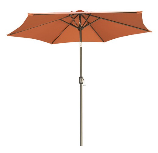 2,5 m aluminium parasol terracotta kleur PG0824