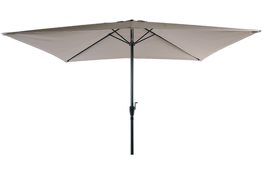 Rechthoekige parasol 2x3 meter grijze kleur PARARE048