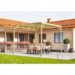 MATARO Wooden Pergola 420x420 by Maderland