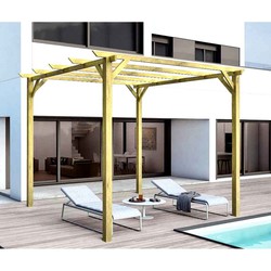Wooden pergola 510x420 LEON from Maderland
