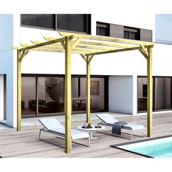 Pérgola de madeira 600x420 LEON da Maderland