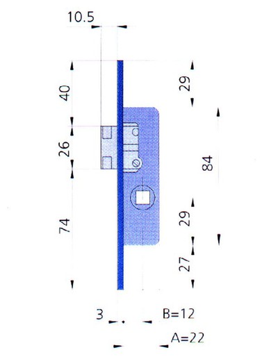 Latch 16 MM