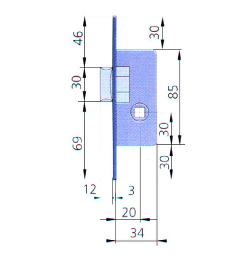 20MM vergrendeling