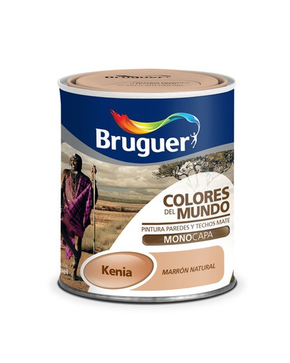 Pinte Plast Kenya Brun 750 ML