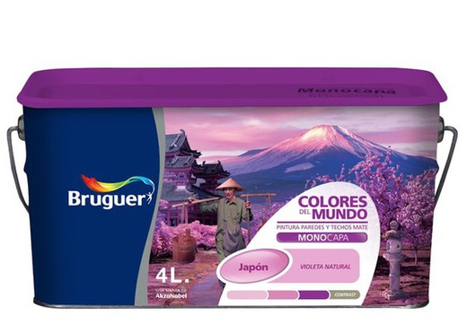 Pintura  mate Colores del Mundo Bruguer