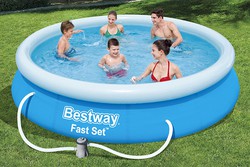 Piscina de aro con depuradora de Bestway 57313 457x 84 cms