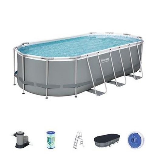 Piscine Power Steel ovale 549x274x122 Arena BESTWAY