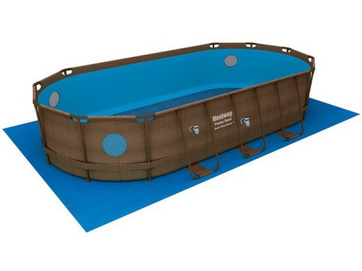 piscina bestway power steel rattan