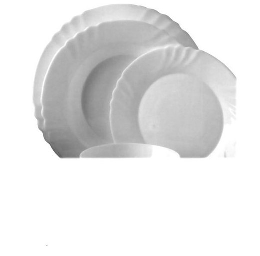 White Trianon Dinner Plate
