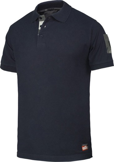 Polo M/Korte Katoen Marineblauw XL