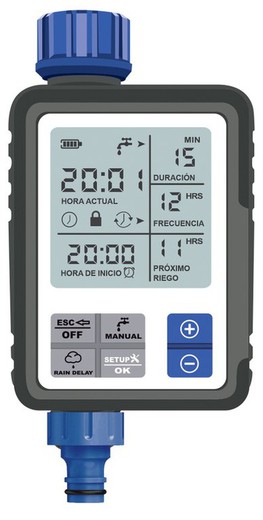 Programador digital de visão completa C4110 da aquacontrol