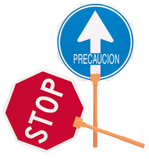 Work Sign Stop / Step M / Plastic