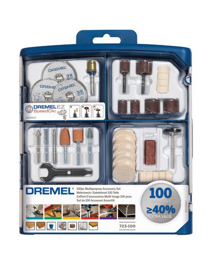 Set de 100 accesorios Dremel