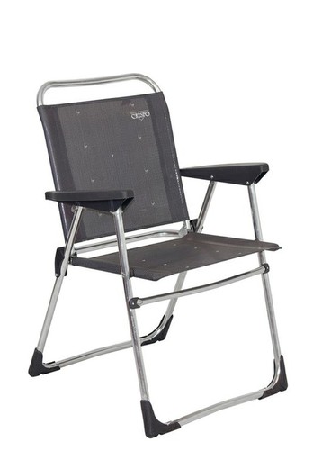 Cadeira de crepe fixa AL-219 antracite color