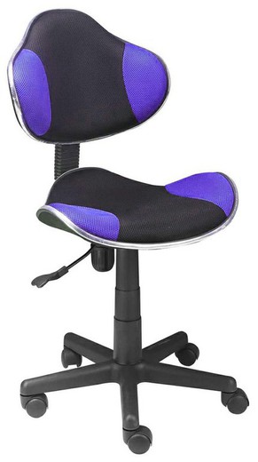 Office chair anatomical without arms lilac PH1098