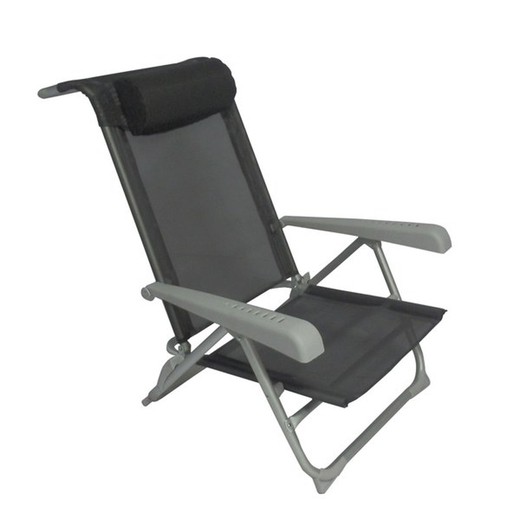 Silla playera plegable multiposiciones