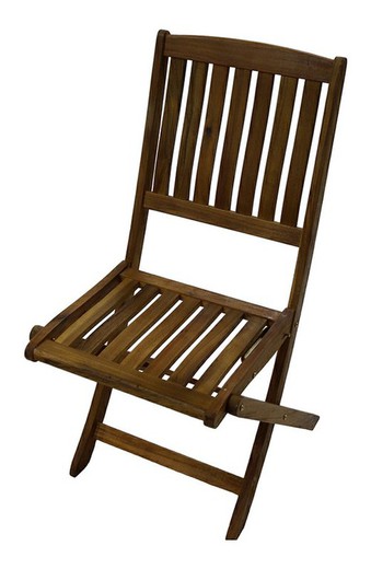 Acacia wood folding chair for garden