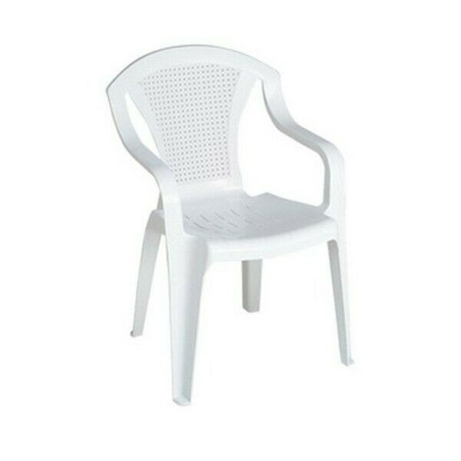 Sillon Resina Bajo Blanco plasmir 8106