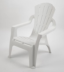 Fauteuil Selva en résine blanche