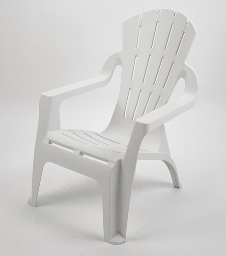 Selva fauteuil van witte hars