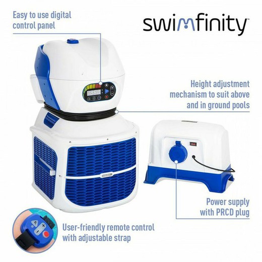 Sistema de natación contracorriente SWIMFINITY de BESTWAY