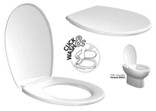 Witte standaard tatay toiletbril