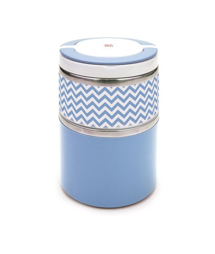 Solid Inox Blue Thermos