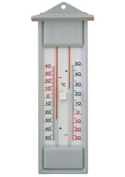 Max-Min-Thermometer. S / Mercurio 230X78 MM