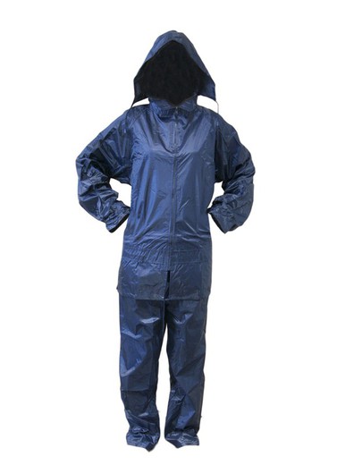 Traje Agua Ingeniero Pvc Azul L