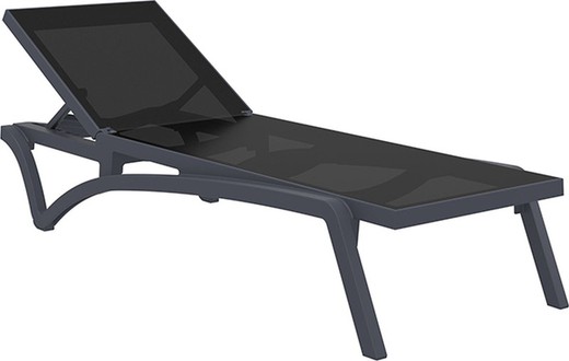 Black pacific lounger by resol