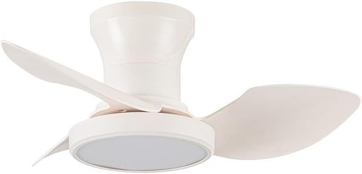 Ventilador techo DC Reel 3 aspas blanco