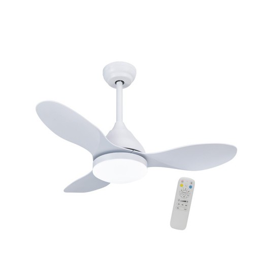 Ventilador techo Led DC Stel mini 3 aspas blanco