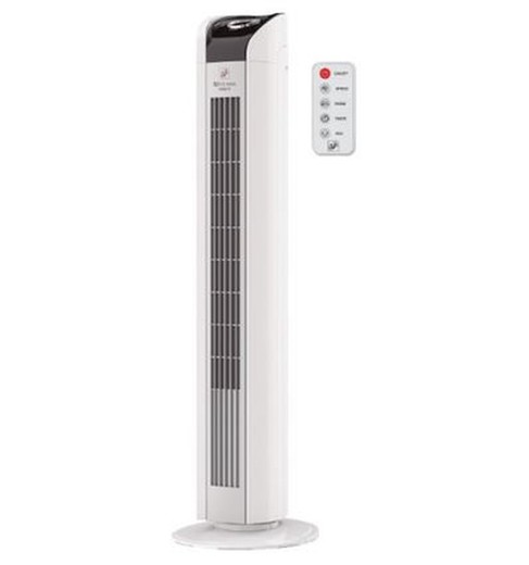 Ventilador torre 3V con mando y temporizador S & P