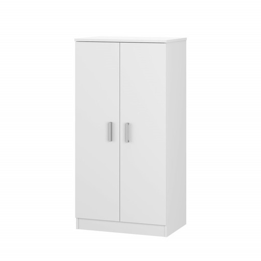 Shoe cabinet-6 shelves Terra white by Forés