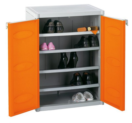 Lage hars schoenenkast AB Flowers Orange