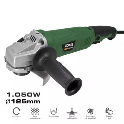 Amoladora Angular Eléctrica Koma Tools AM-1050