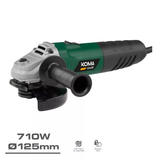 Amoladora Angular Eléctrica Koma Tools AM-710